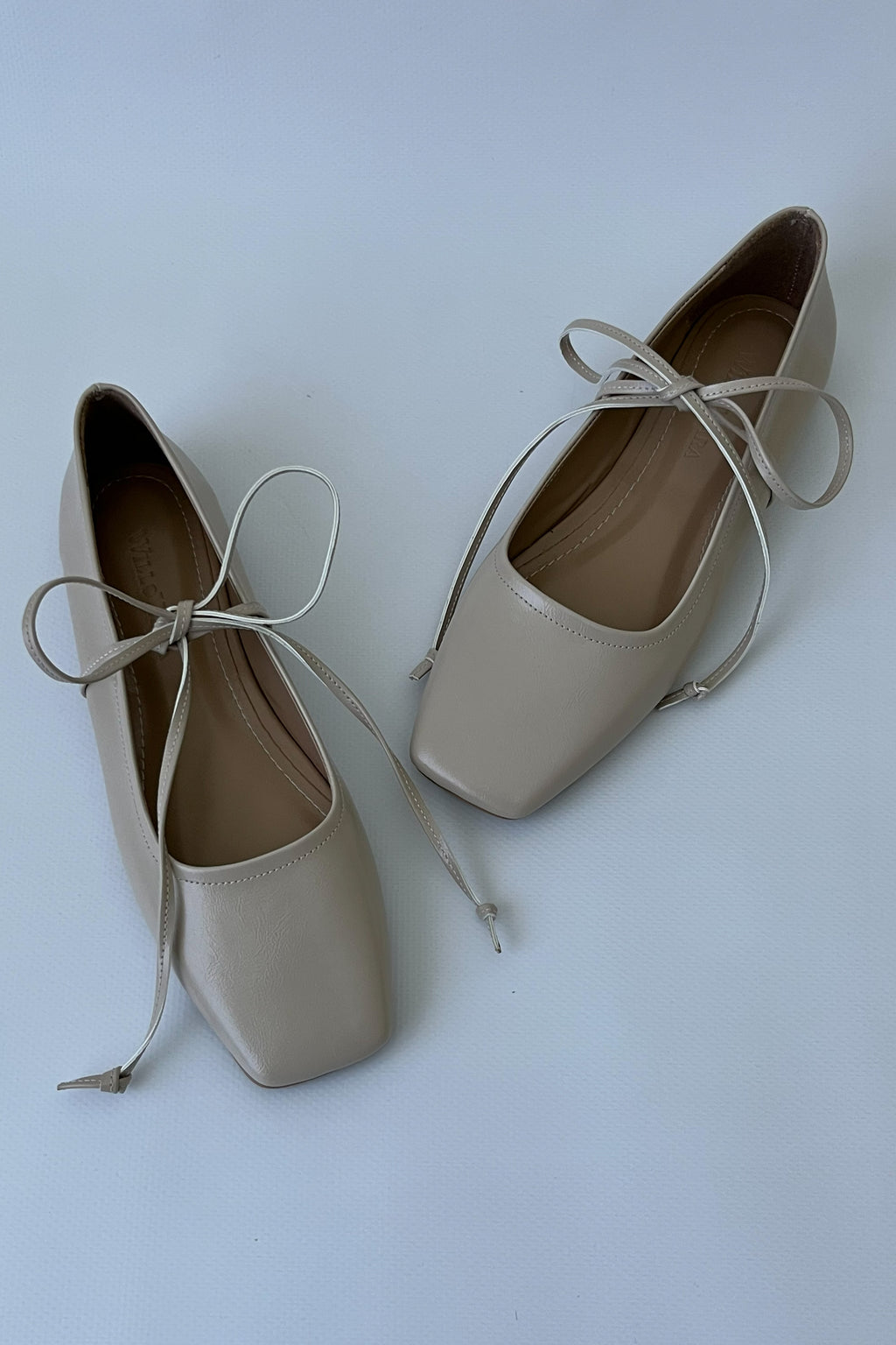 Kadın Bağcıklı Babet Bale - Bej