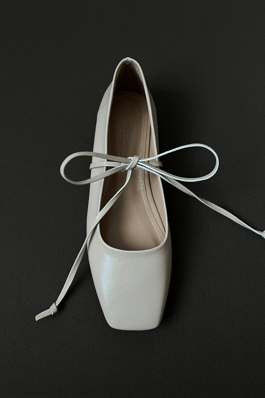 Kadın Bağcıklı Babet Bale - Bej