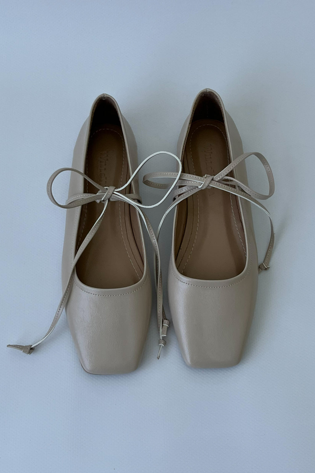 Kadın Bağcıklı Babet Bale - Bej