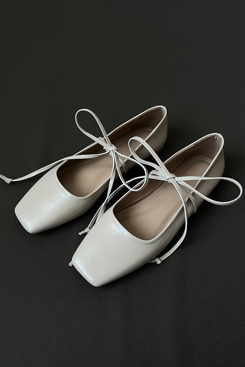 Kadın Bağcıklı Babet Bale - Bej