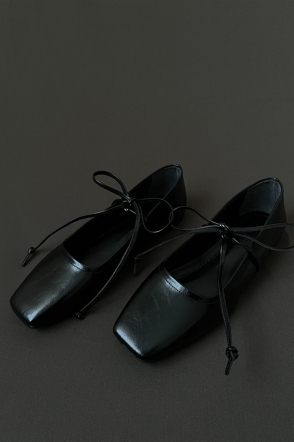 Kadın Bağcıklı Babet Bale - Siyah