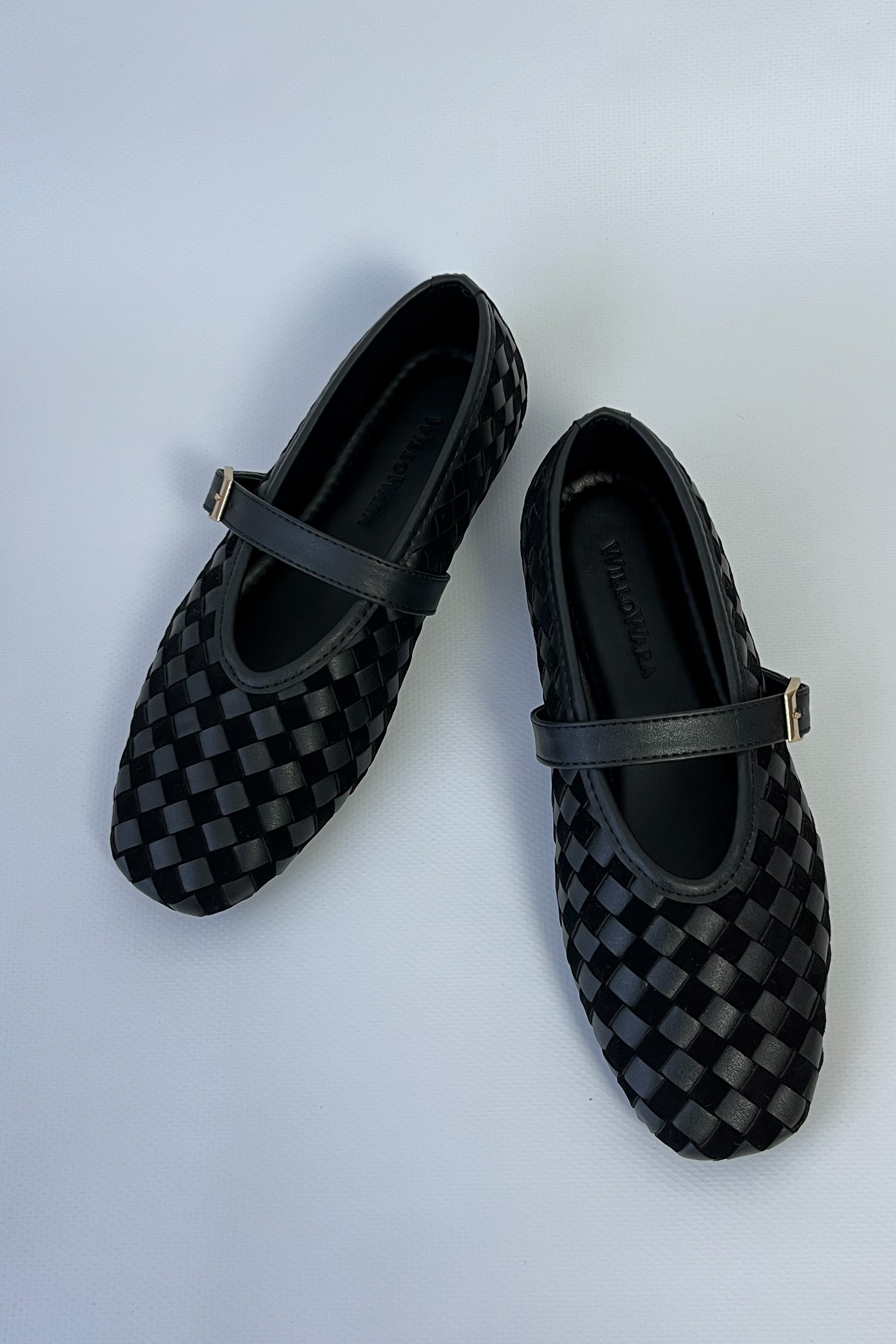 Kadın Örgülü Günlük Rahat Babet Roni - Siyah