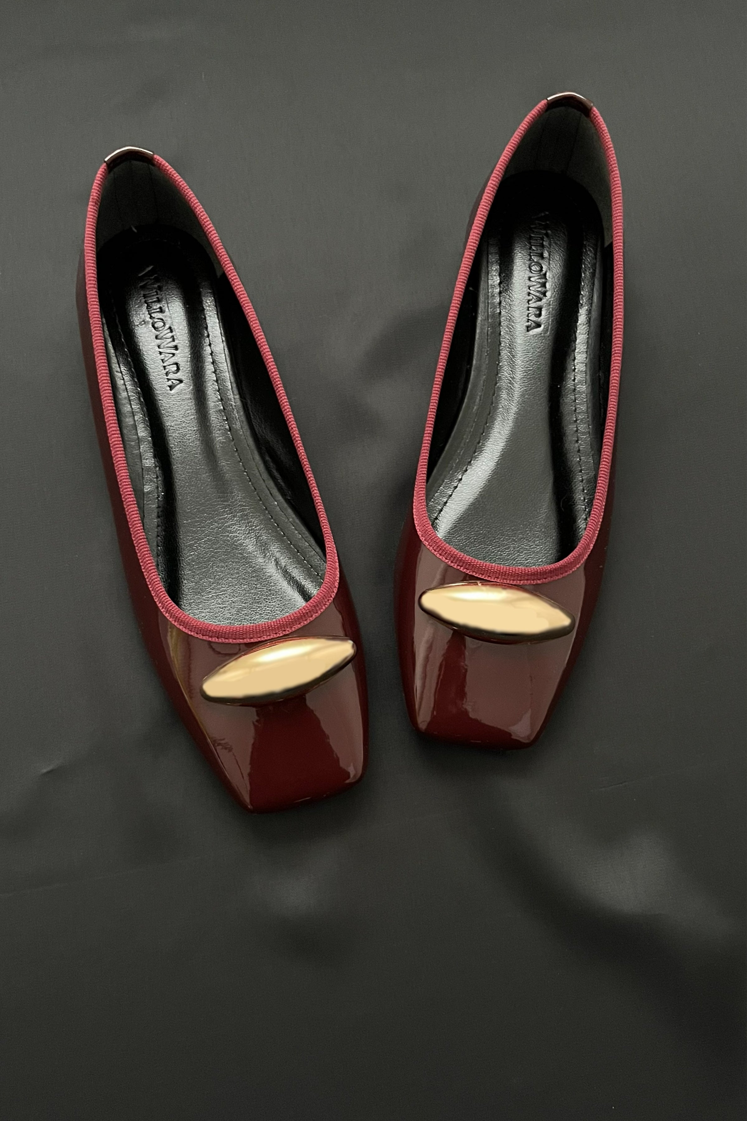 Kadın Rugan Babet Luna - Bordo