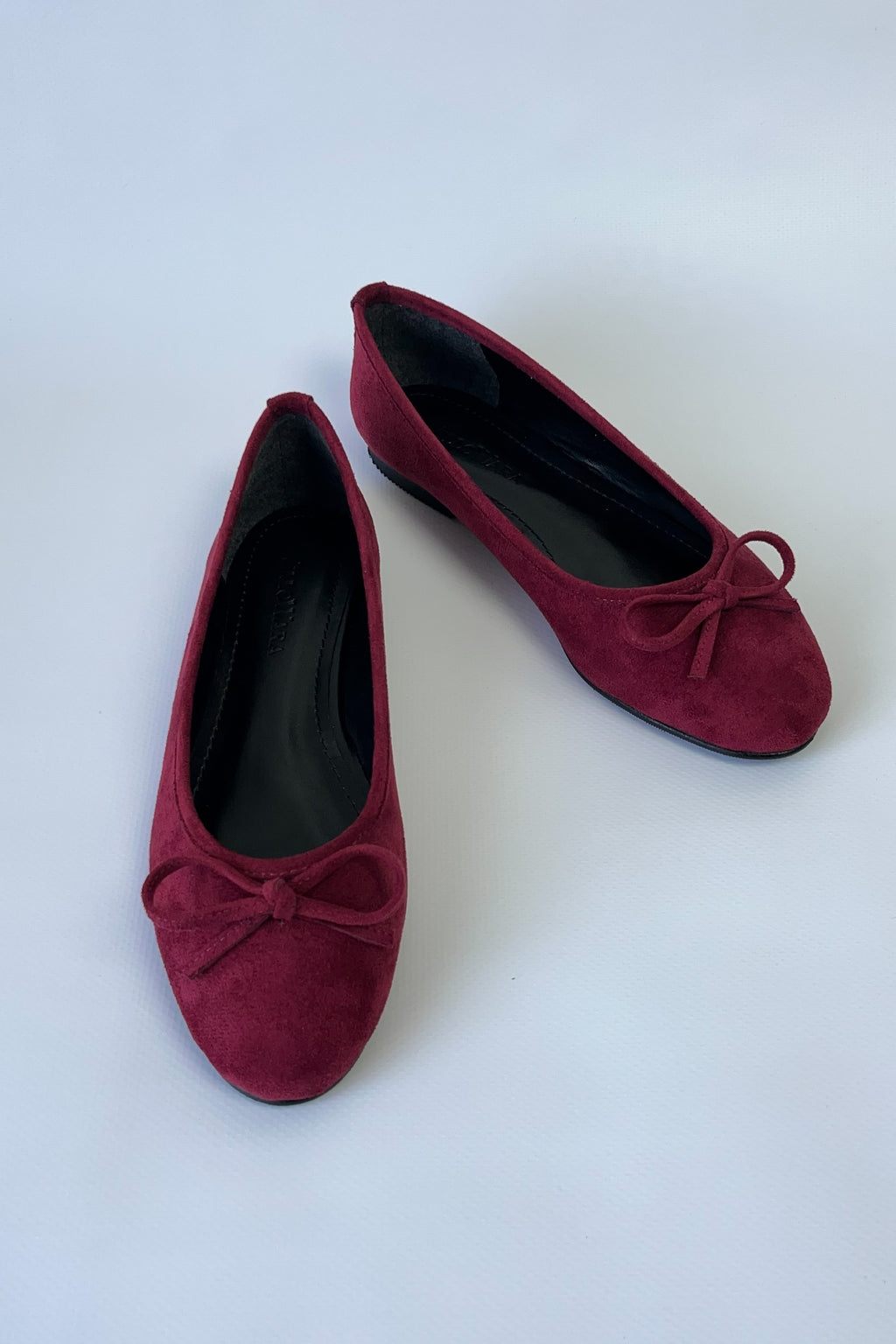 Kadın Süet Kurdeleli Babet | Lumi - Bordo