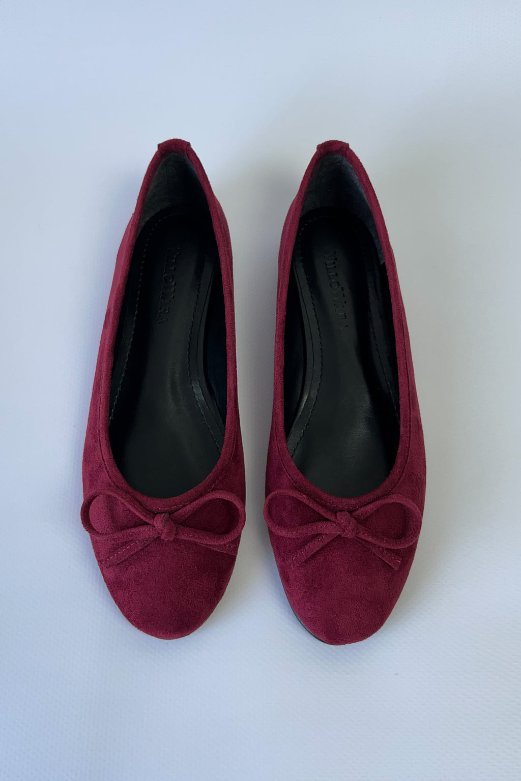 Kadın Süet Kurdeleli Babet | Lumi - Bordo