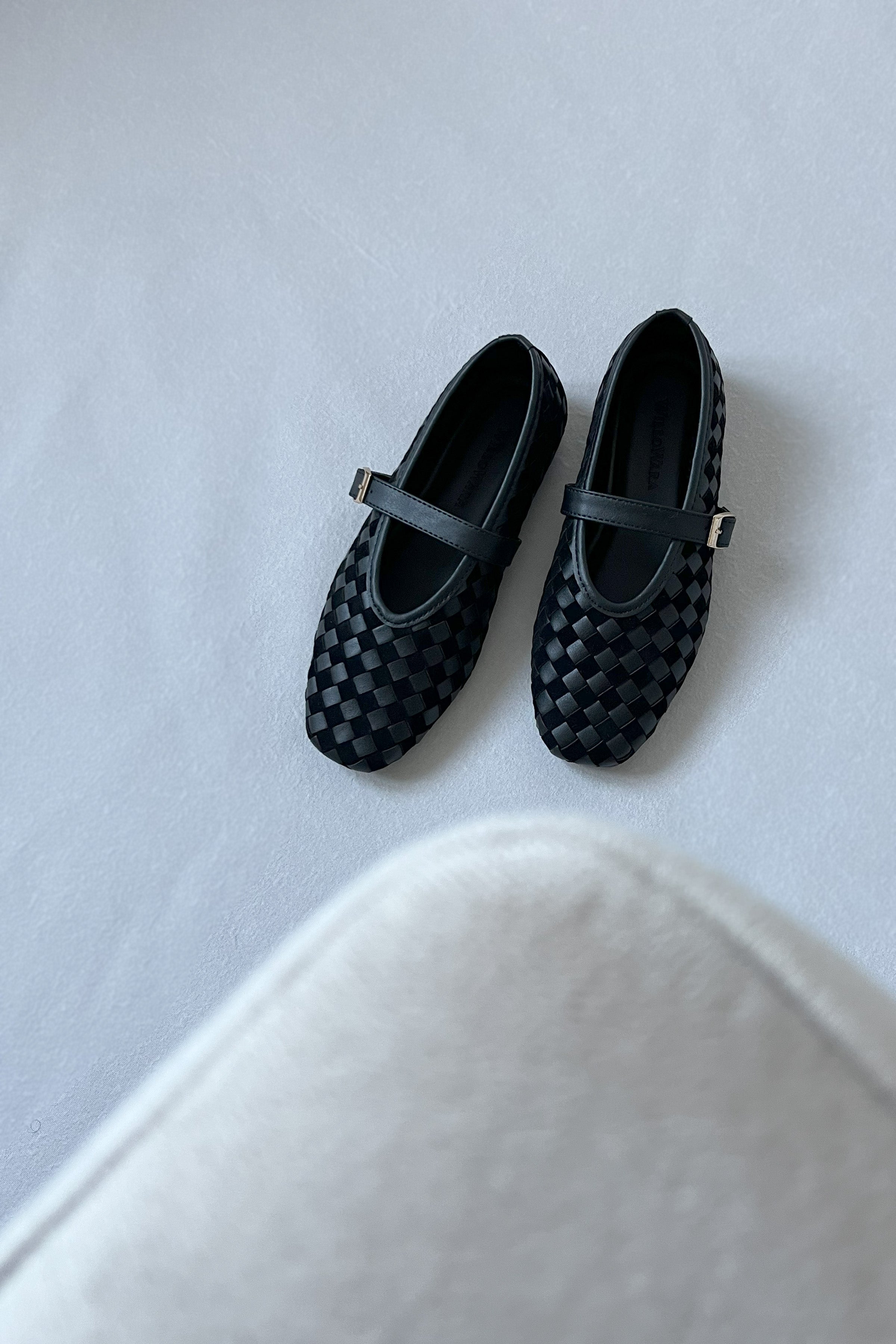 Kadın Örgülü Günlük Rahat Babet Roni - Siyah